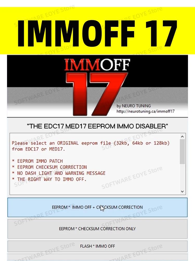 IMMOFF17 Ʈ EDC17 Immo of17 Ecu α׷, Neurotuning immoff17 Disabler, keygen ڵ Ʈ 